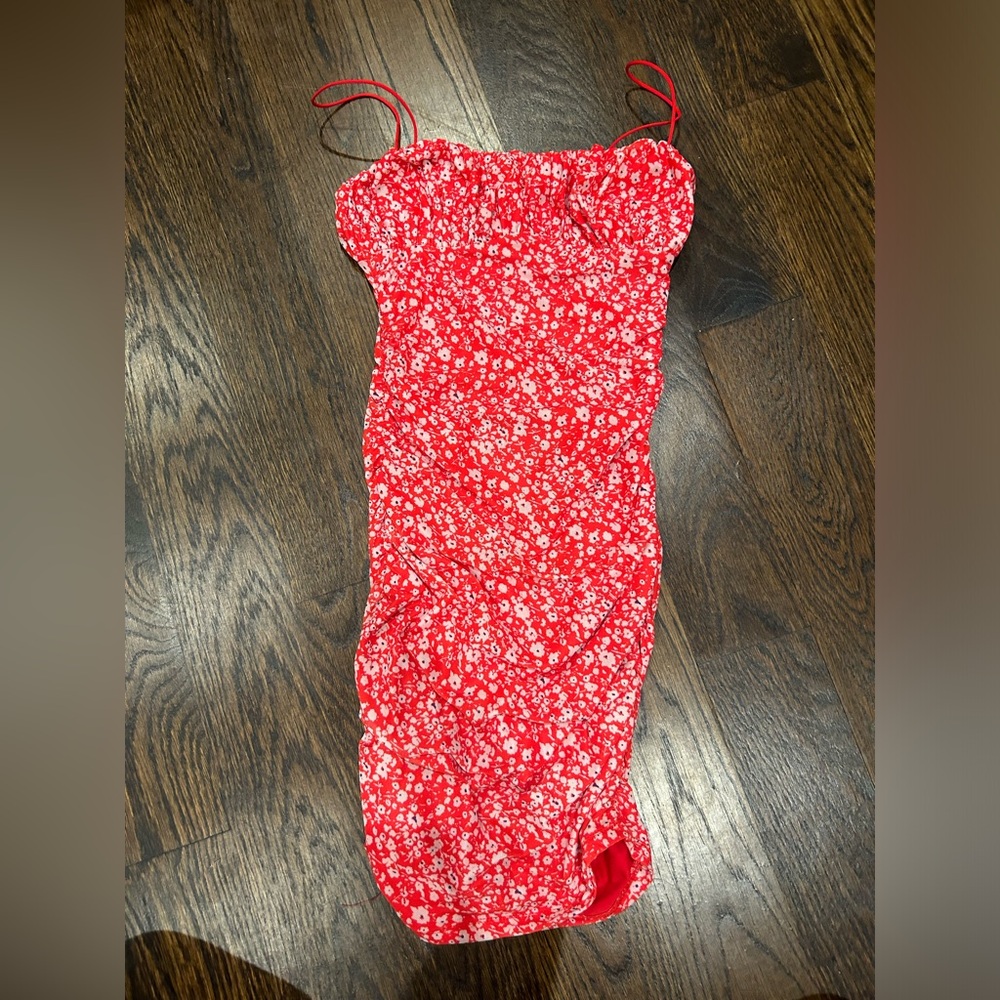 Hello Molly Red Floral Mini Dress